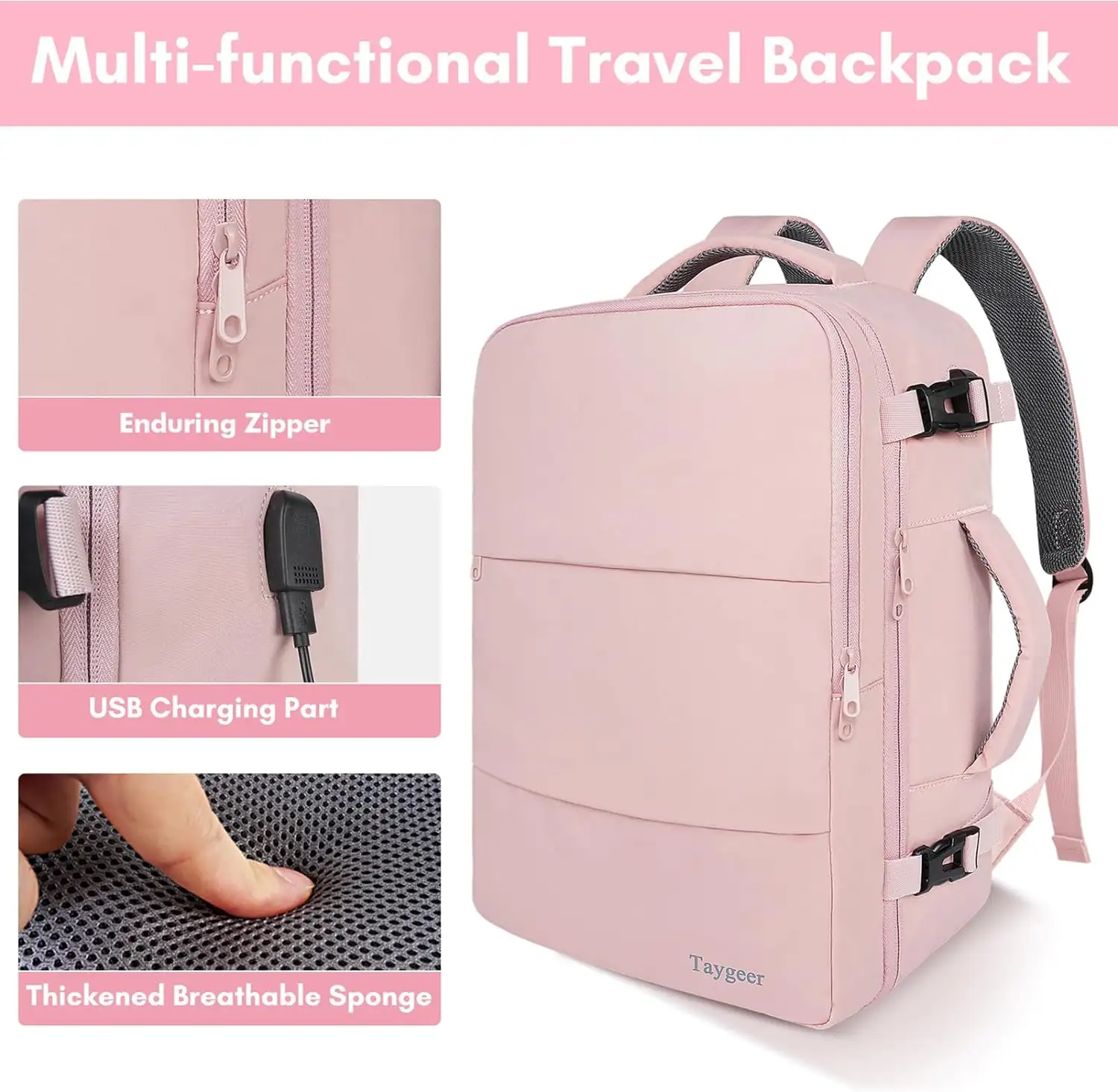 Taygeer Travel Backpack for Women - 71mtxgnj8ul._ac_sl1500_